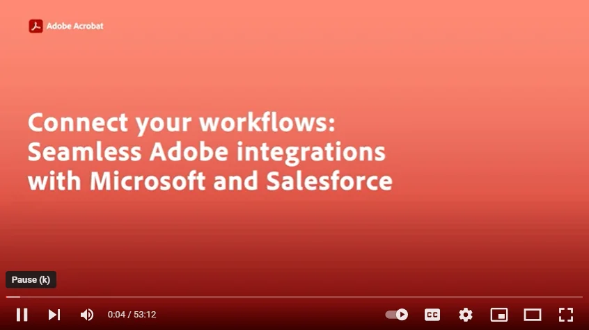 Connect your workflows: Seamless Adobe integrations with Microsoft & Salesforce