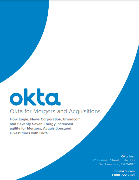 Okta for Mergers and Acquisitions White Paper