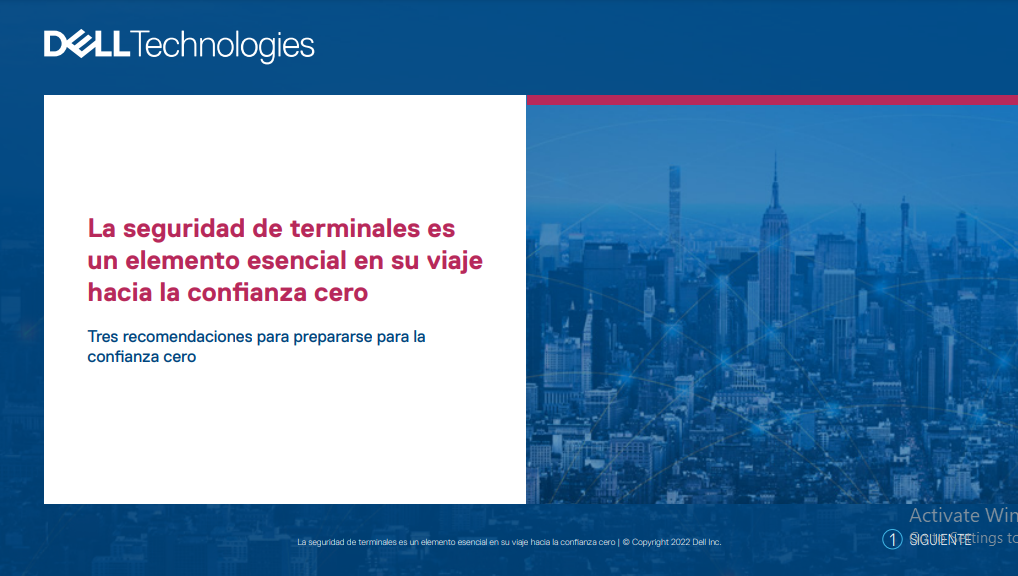 La seguridad de terminales es un elemento esencial en su viaje hacia la confianza cero