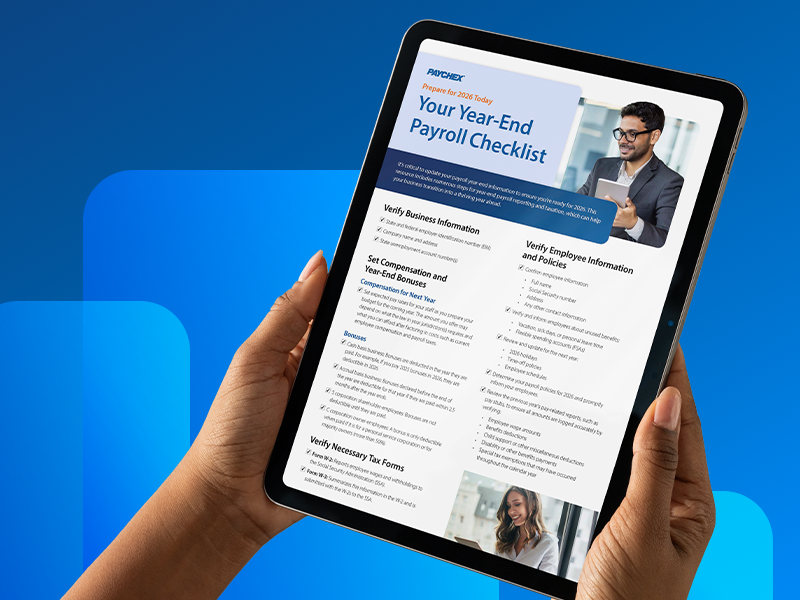It’s Time to Get Your Year-End Payroll in Order
