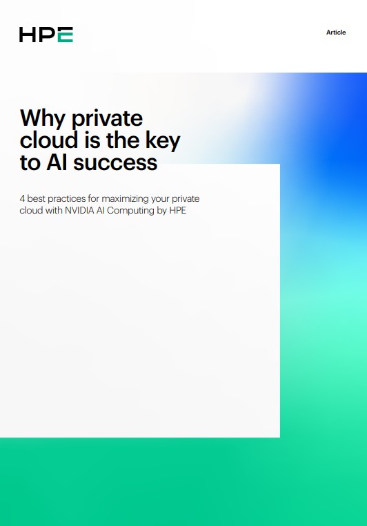 Why private cloud is the key to AI success