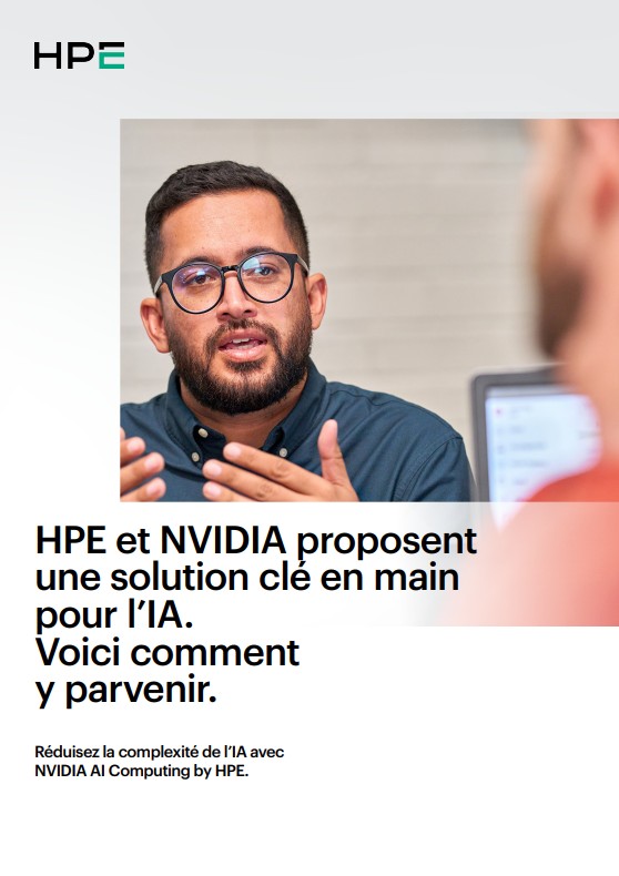 HPE et NVIDIA proposent une solution clés en main pour l’IA générative. En voici les détails.