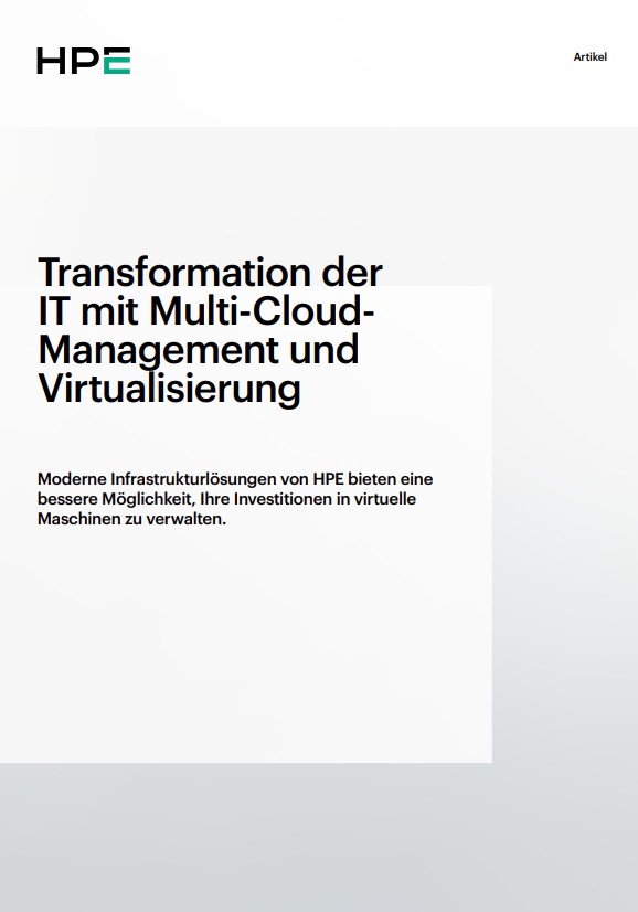Transformation der IT mit Multi-Cloud-Management und Virtualisierung