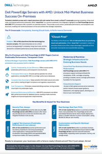 Dell PowerEdge Servers with AMD: Unlock Mid-Market Business Success On...