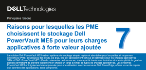 Pourquoi les PME choisissent Dell PowerVault ME5