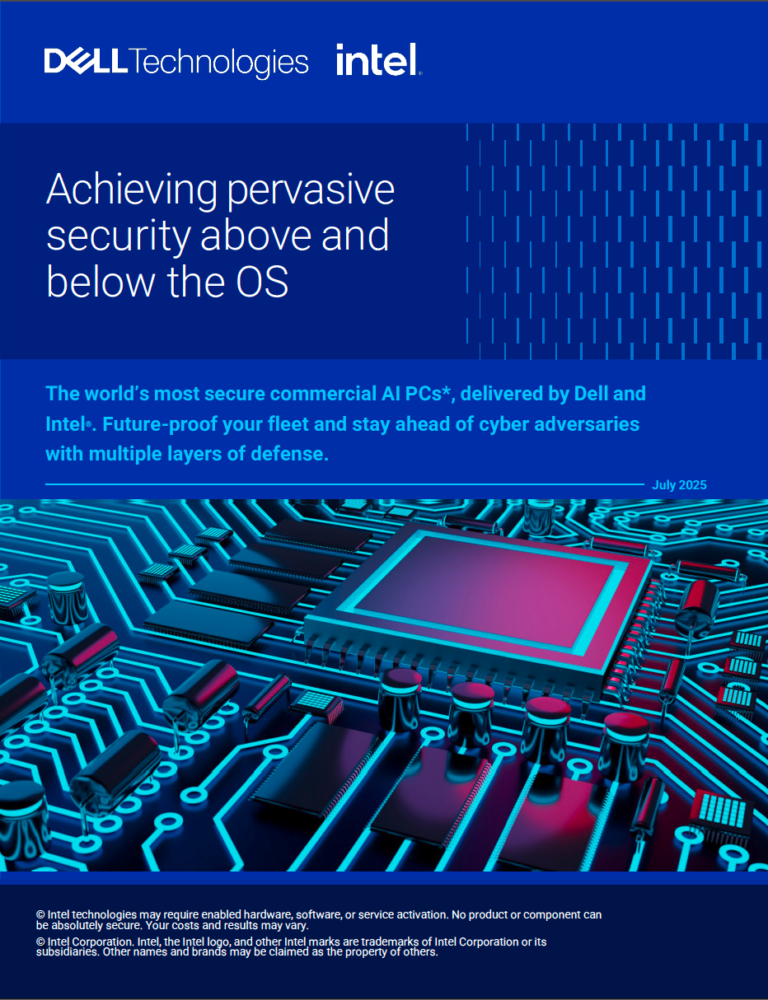 Achieving pervasive security above and below the OS