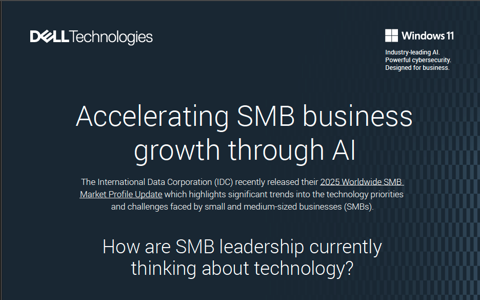 Accelerating SMB Business with Dell AI PCs (Infographic)
