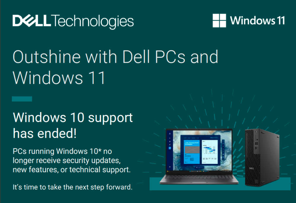 Outshine with Dell PCs and Windows 11