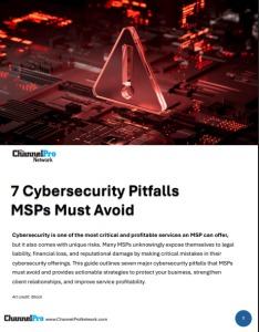 7 Cybersecurity Pitfalls MSPs Must Avoid