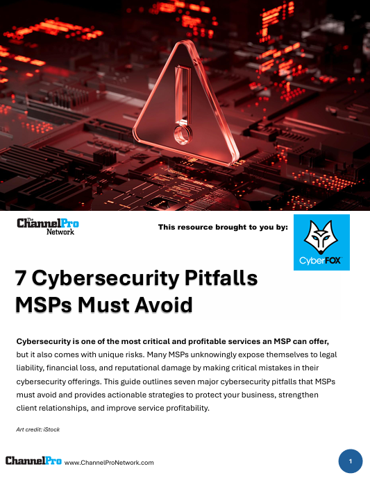 7 Cybersecurity Pitfalls MSPs Must Avoid