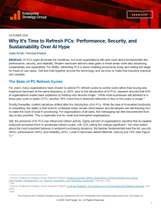 Why It’s Time to Refresh PCs: Performance, Security, and Sustainabil...