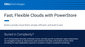 Fast, Flexible Clouds with PowerStore
