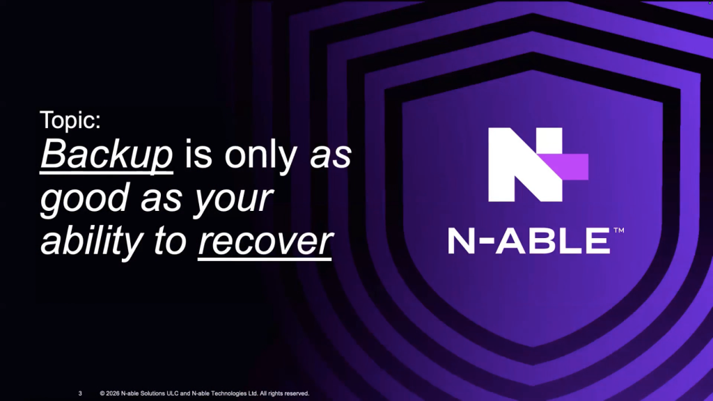 Backup Is Only as Good as Your Ability to Recover