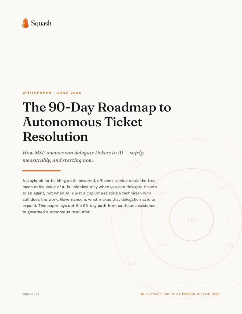 The 90-Day Roadmap to Autonomous Ticket Resolution