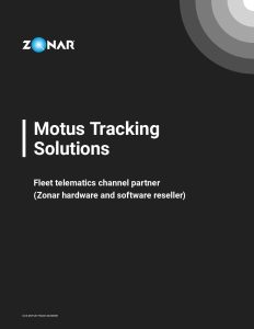 Motus Tracking Solutions